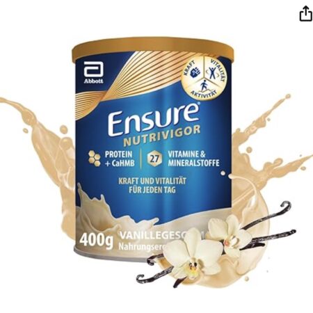 Sữa Ensure Nutrivigor Vanilla 400g Vị Dâu - Hạnh Nhân - Socola - Vanil