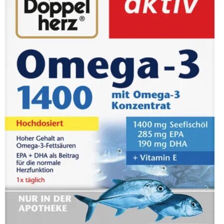 Doppelherz® Omega-3 1400 120 Viên