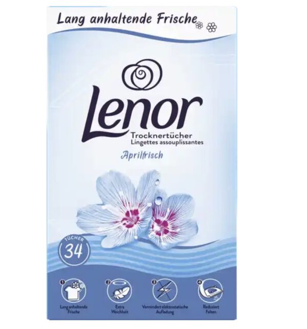 Giấy Thơm Quần Áo - Lenor 34 Miếng