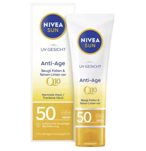 Kem chống nắng chống lão hóa UV Q10 SPF 50
